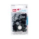 Snaps Negro-Gris 12,4 mm (30 uds) 393003 Prym