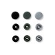 Snaps Negro-Gris 12,4 mm (30 uds) 393003 Prym