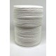 Cordón Acrílico Trenzado 6mm Blanco (50 metros)