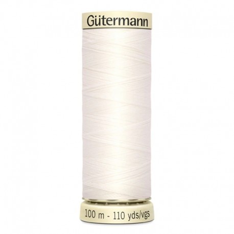Hilo de Coser Coselotodo  Blanco Natural 1 Gutterman 100 mts
