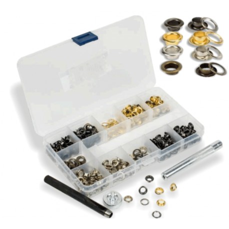 Estuche Ojetes 6mm con Aplicador