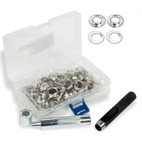 Estuche Ojetes 12mm con Aplicador