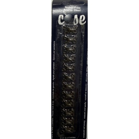 Corchetes Metálicos Negros (12 uds)