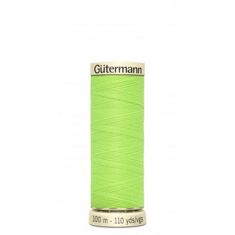 Hilo de Coser Coselotodo Verde Flúor 3853 Gutterman 100 mts
