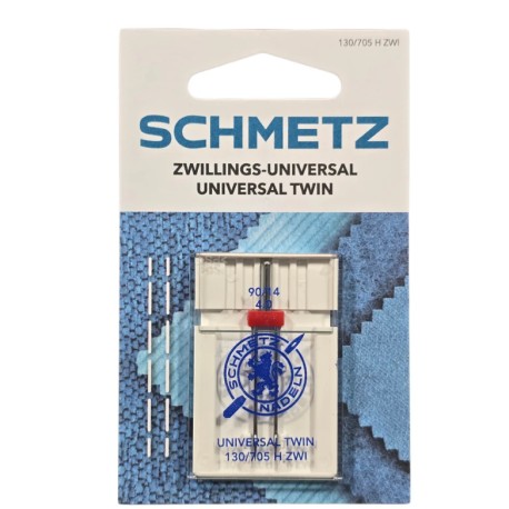 Aguja doble Schmetz 130/705 H ZWI 4.0 90/14